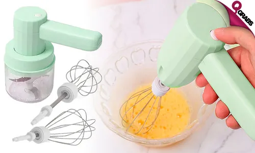 USB Rechargeable Wireless Handheld Mixer!